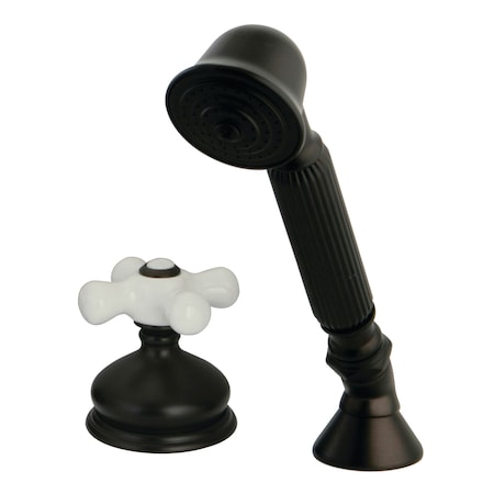 Kingston Brass Tub Filler Faucet, 2, Deck, Oil Rubbed Bronze KSK3335PXTR